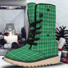 Scottish Plaid St. Patrick's Day Print Pattern Snow Boots-grizzshop