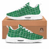 Scottish Plaid St. Patrick's Day Print Pattern Tennis Shoes-grizzshop