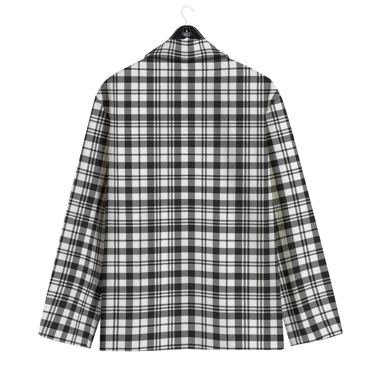 Scottish Tartan Black Watch Print Men's Sport Coat-grizzshop