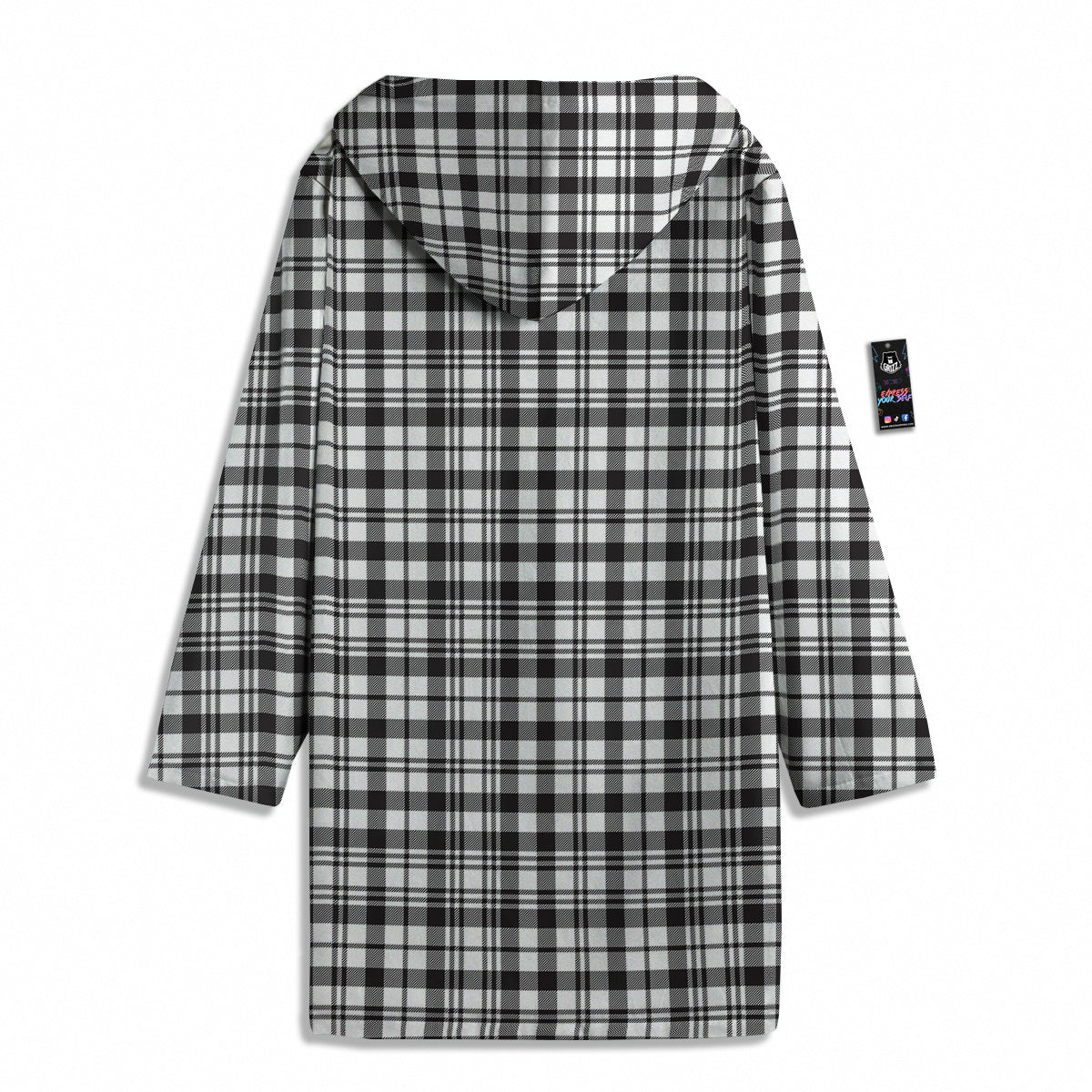 Scottish Tartan Black Watch Print Men's Windbreaker Jacket-grizzshop