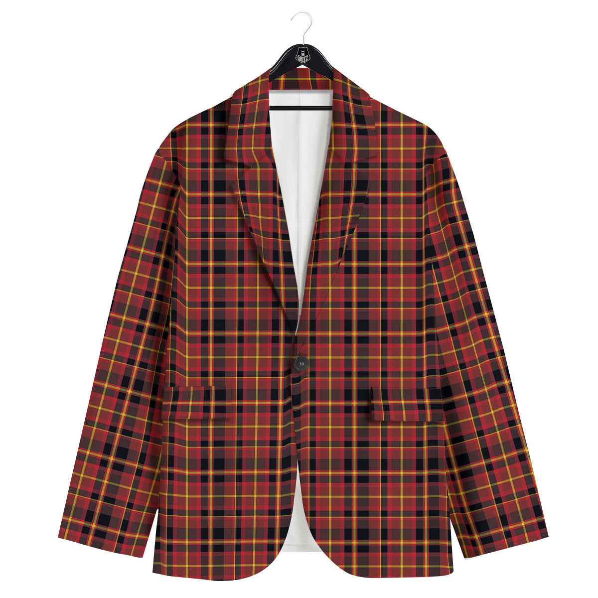 Scottish Tartan Clan Wallace Print Men's Sport Coat-grizzshop