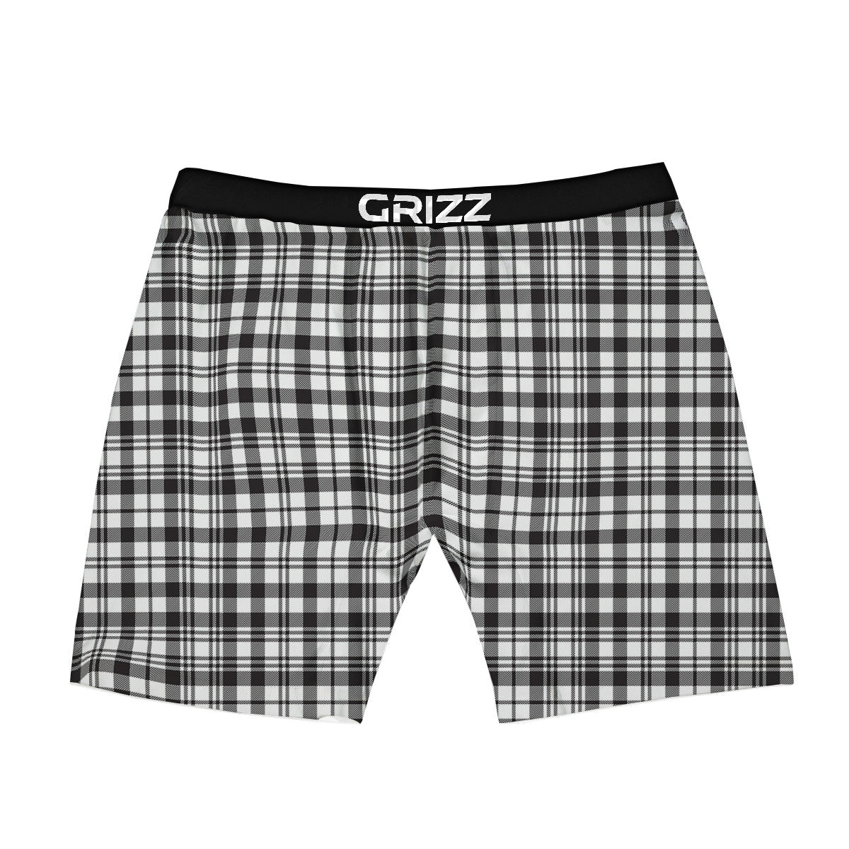 Scottish Tartan Black Watch Print Boxer Briefs