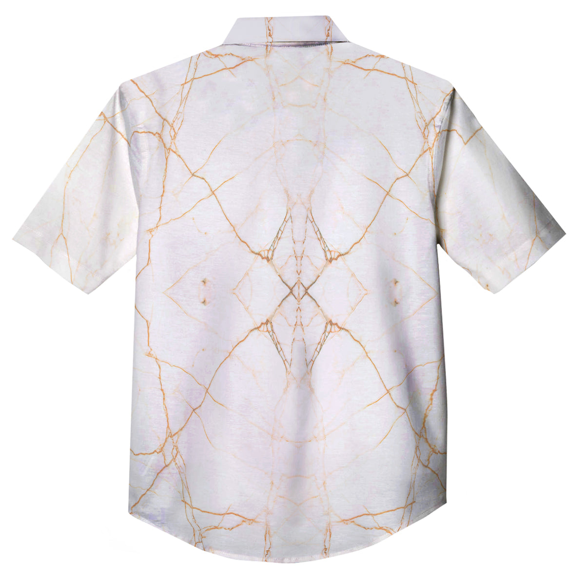 Scratch Marble White Gold Print Pattern Button Up Shirt-grizzshop