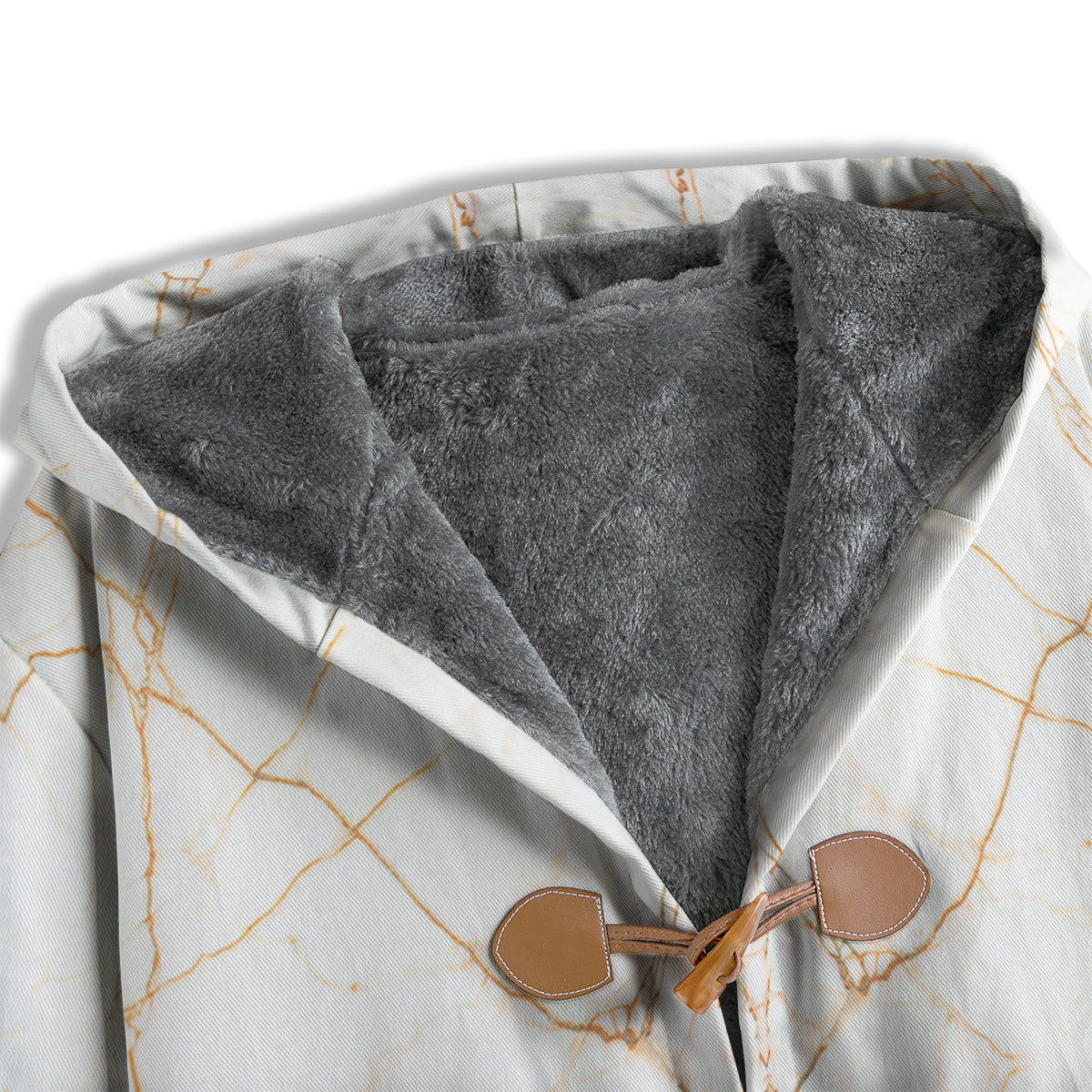 Scratch Marble White Gold Print Pattern Men's Windbreaker Jacket-grizzshop