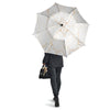 Scratch Marble White Gold Print Pattern Umbrella-grizzshop