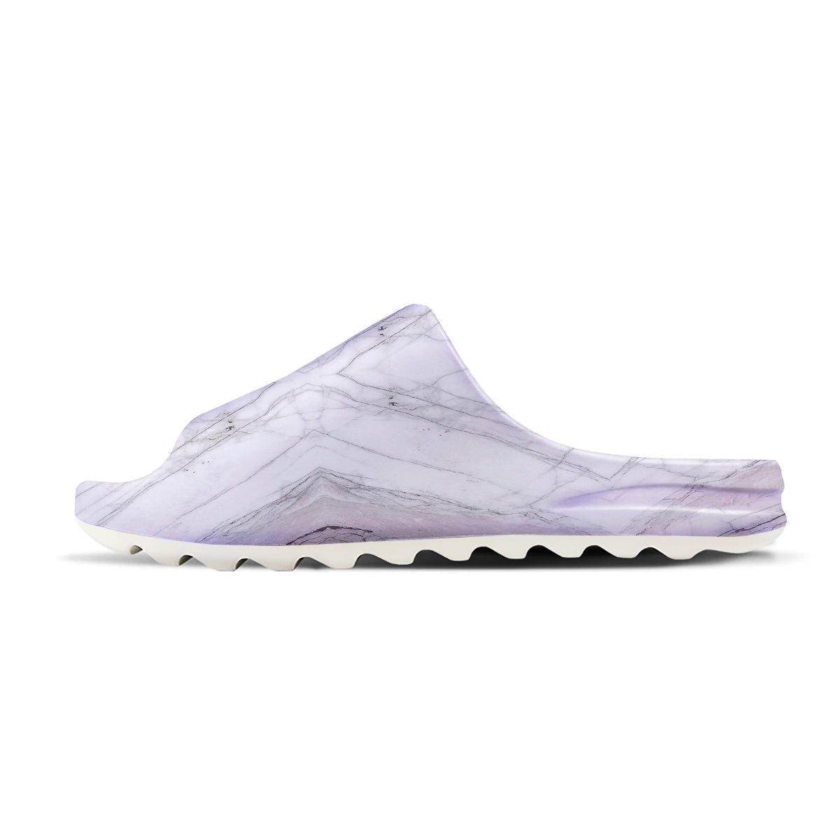 Scratch Marble White Gray Print Pattern Sandals-grizzshop
