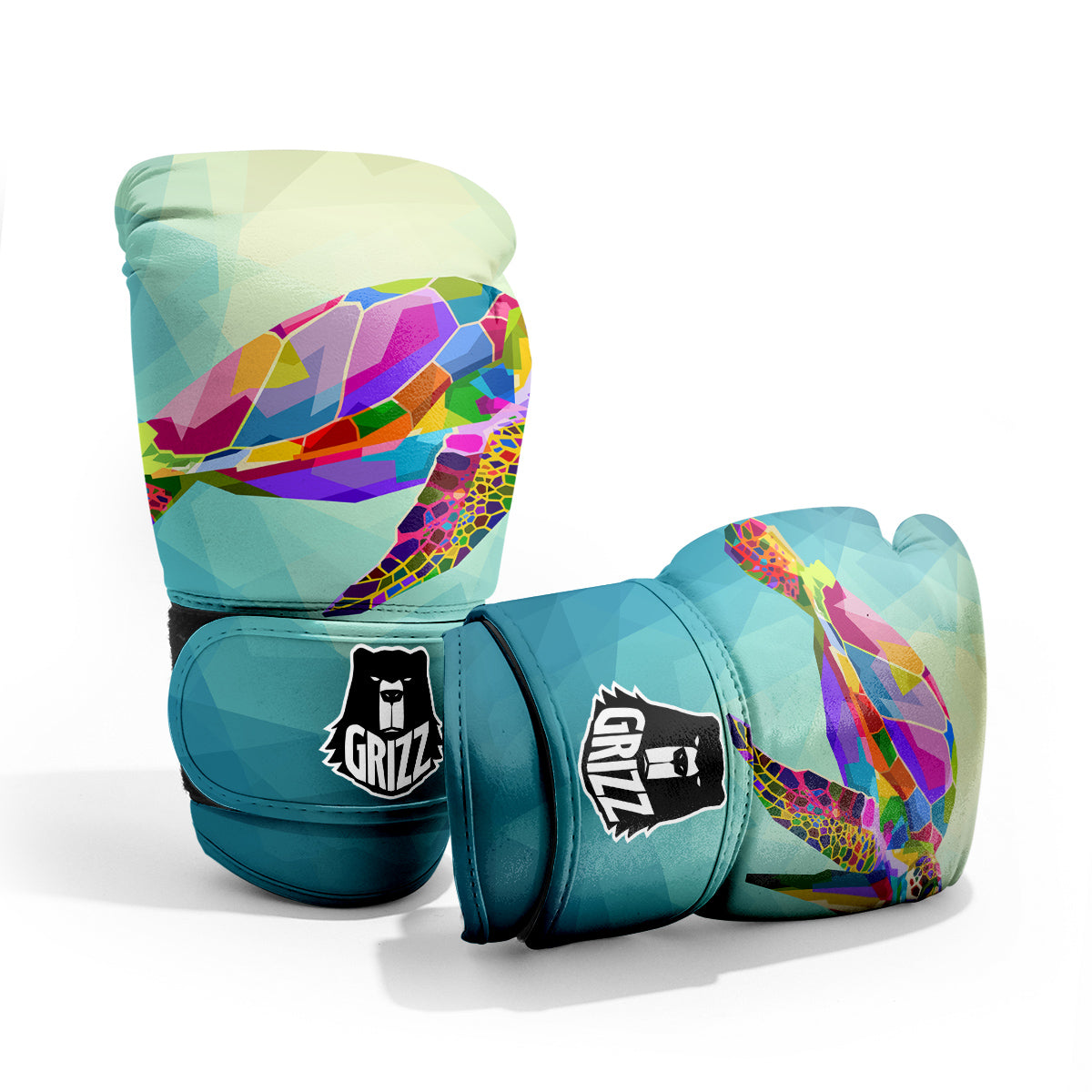 Sea Turtle Colorful Print Pro Boxing Glove