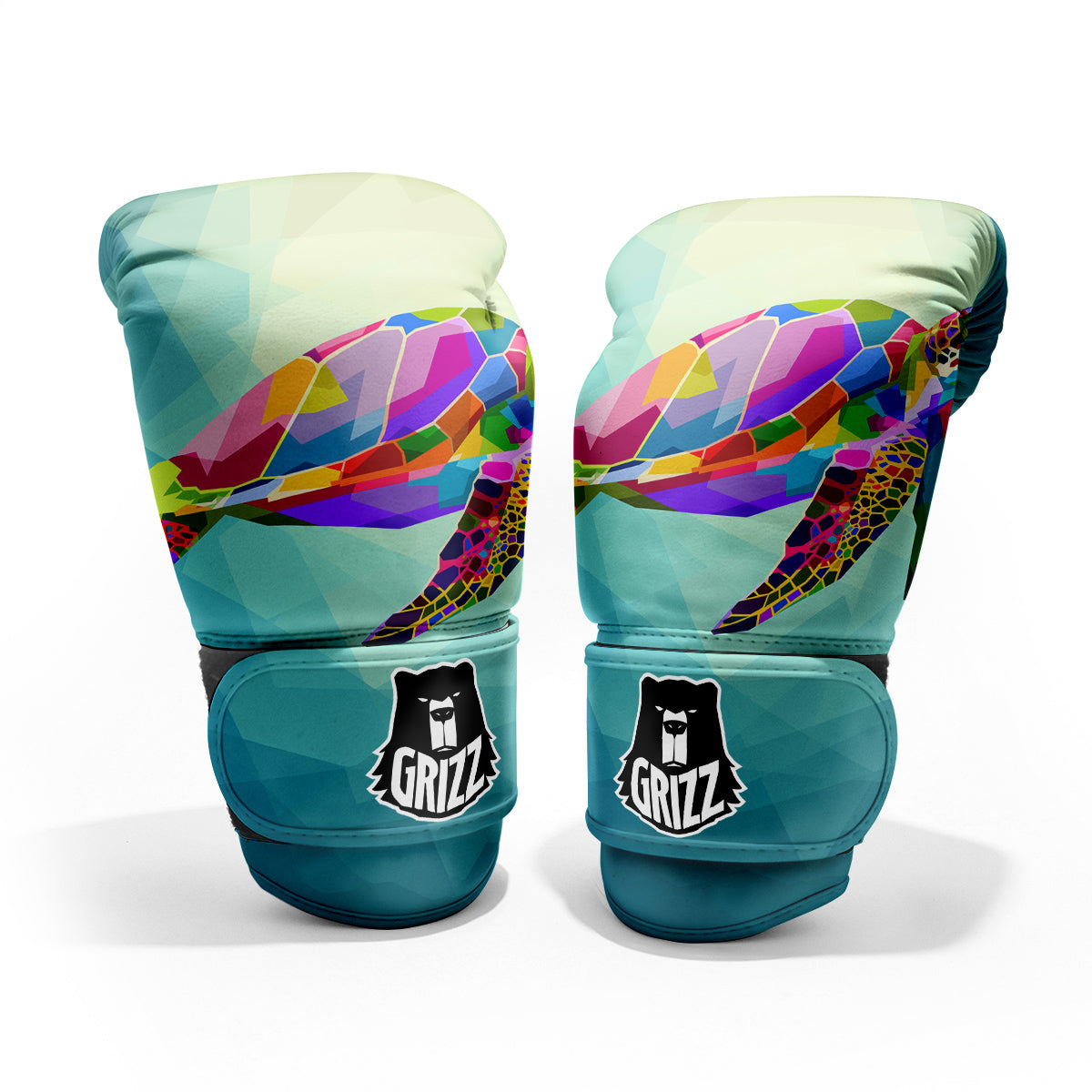 Sea Turtle Colorful Print Pro Boxing Glove