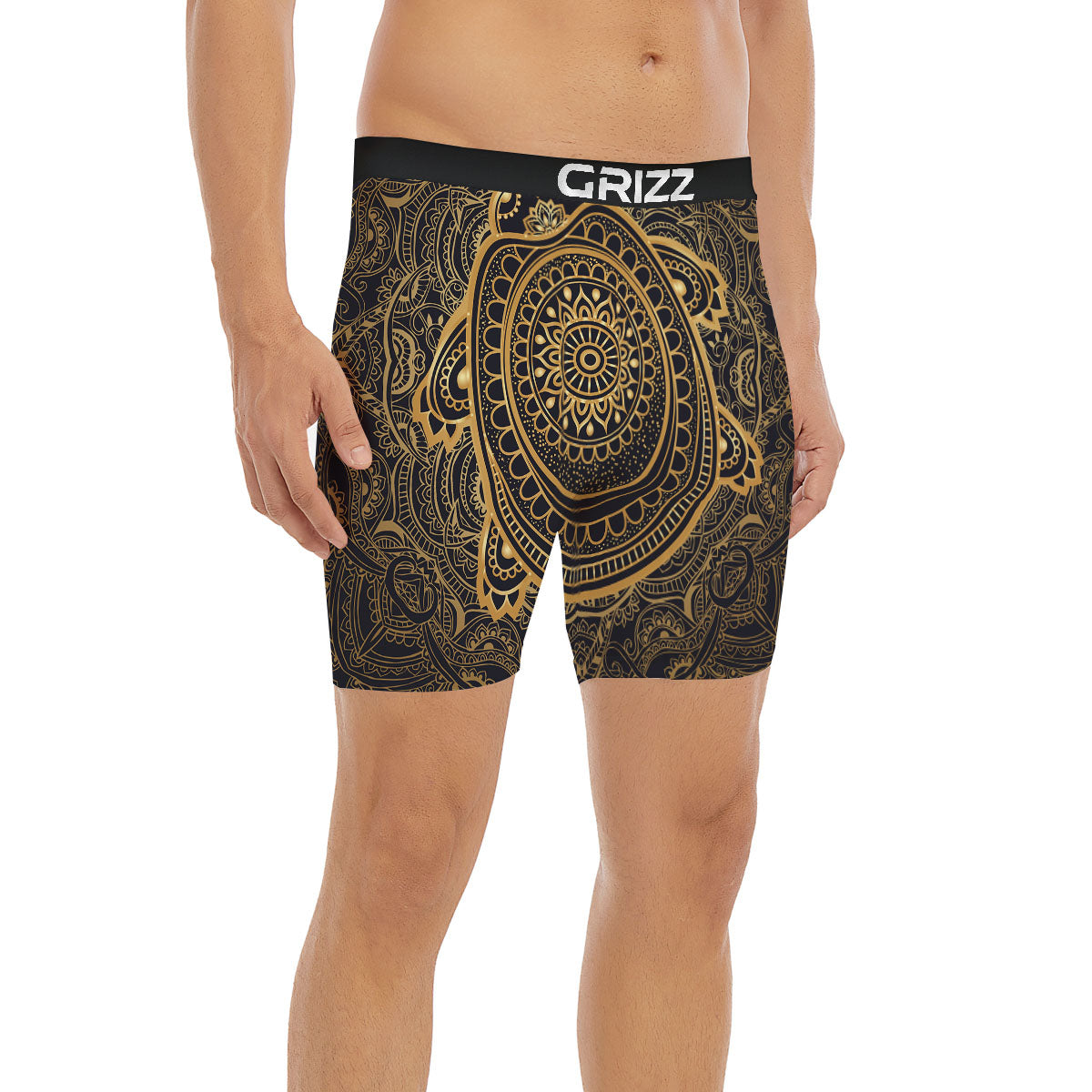 Sea Turtle Native Bohemian Print Boxer Briefs-grizzshop