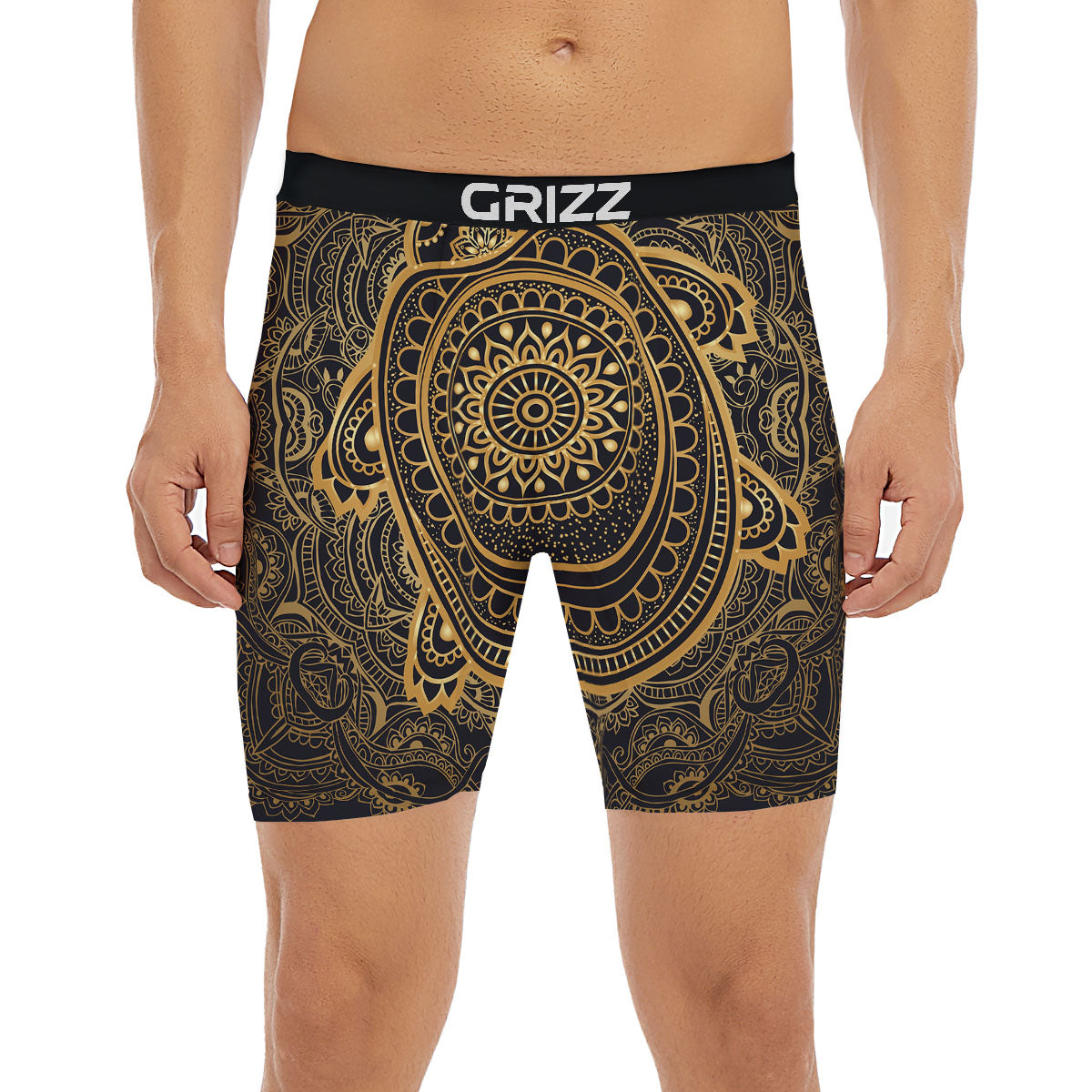 Sea Turtle Native Bohemian Print Boxer Briefs-grizzshop
