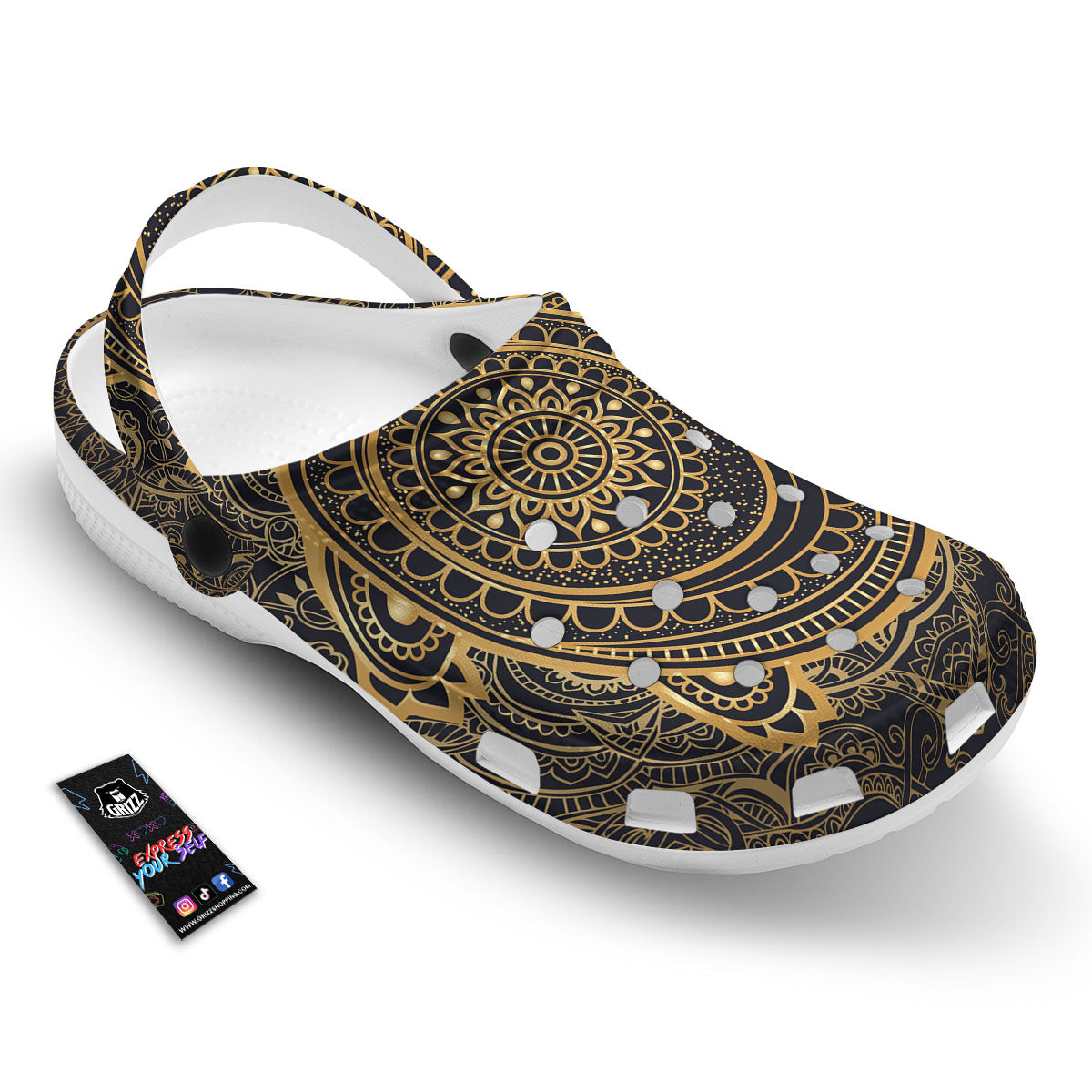 Sea Turtle Native Bohemian Print Clog-grizzshop