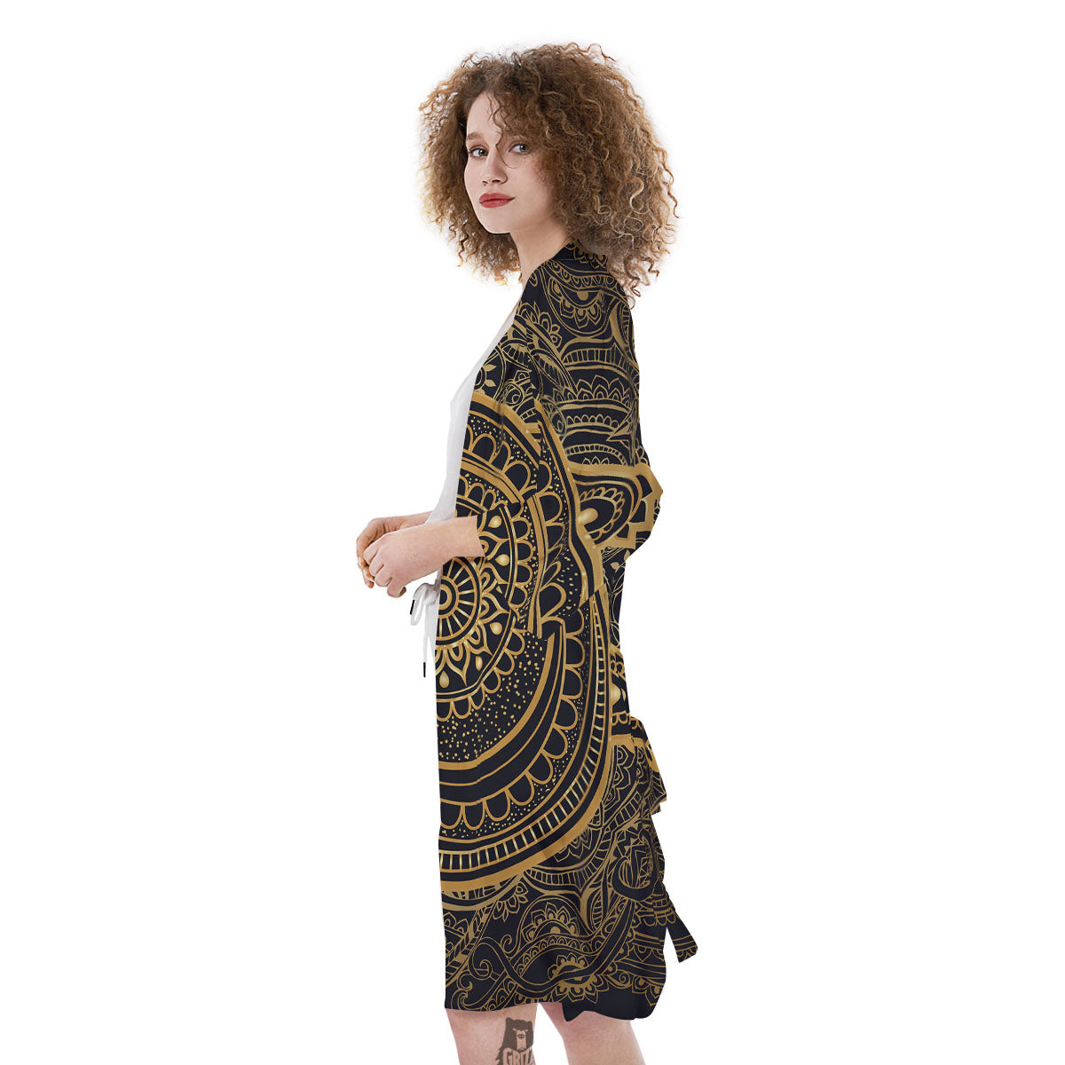 Sea Turtle Native Bohemian Print Kimono-grizzshop