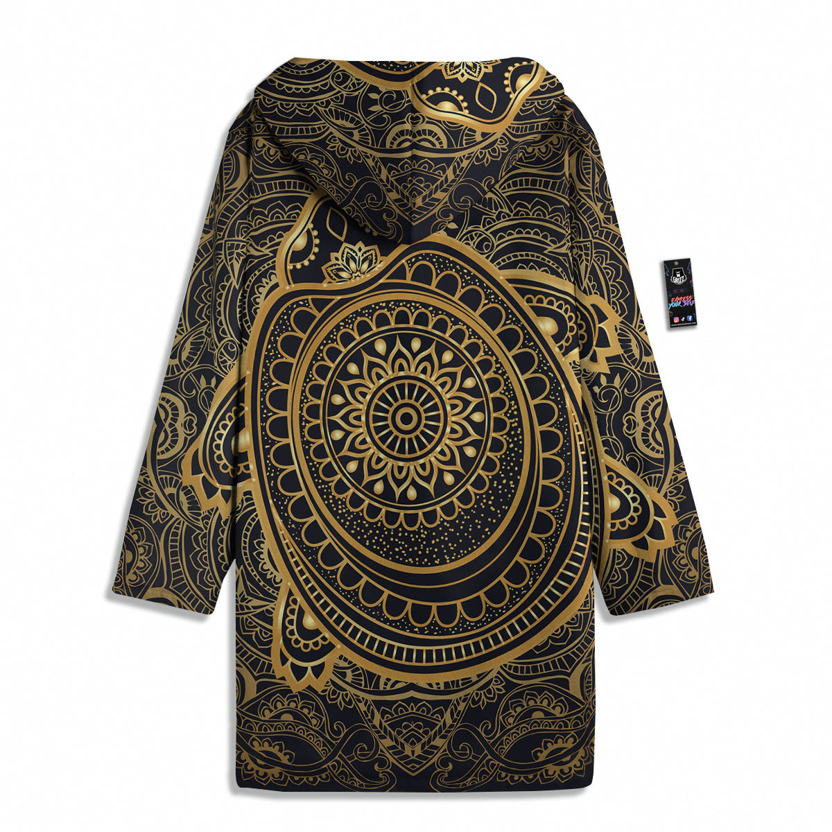 Sea Turtle Native Bohemian Print Men's Windbreaker Jacket-grizzshop