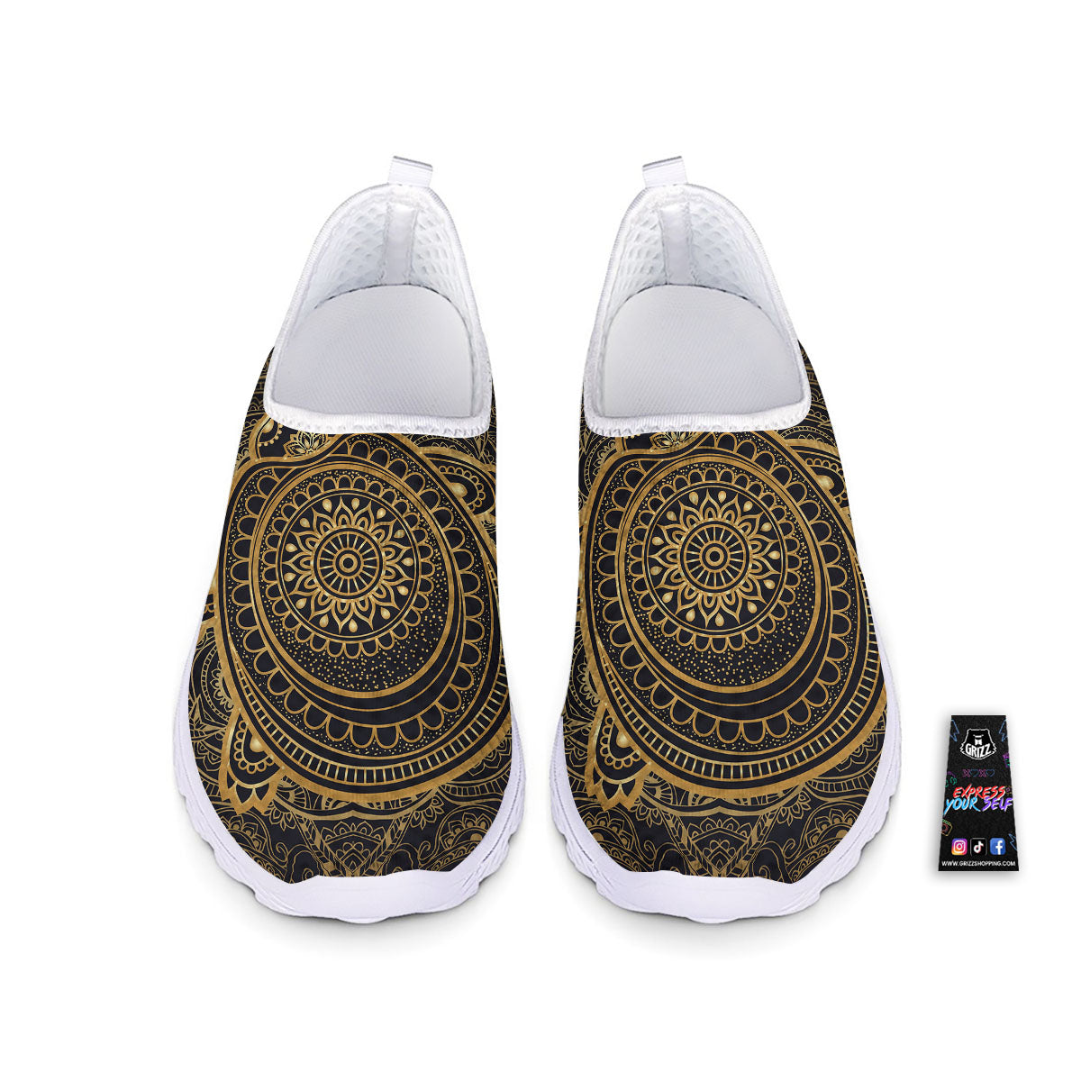 Sea Turtle Native Bohemian Print Nurse Shoes-grizzshop