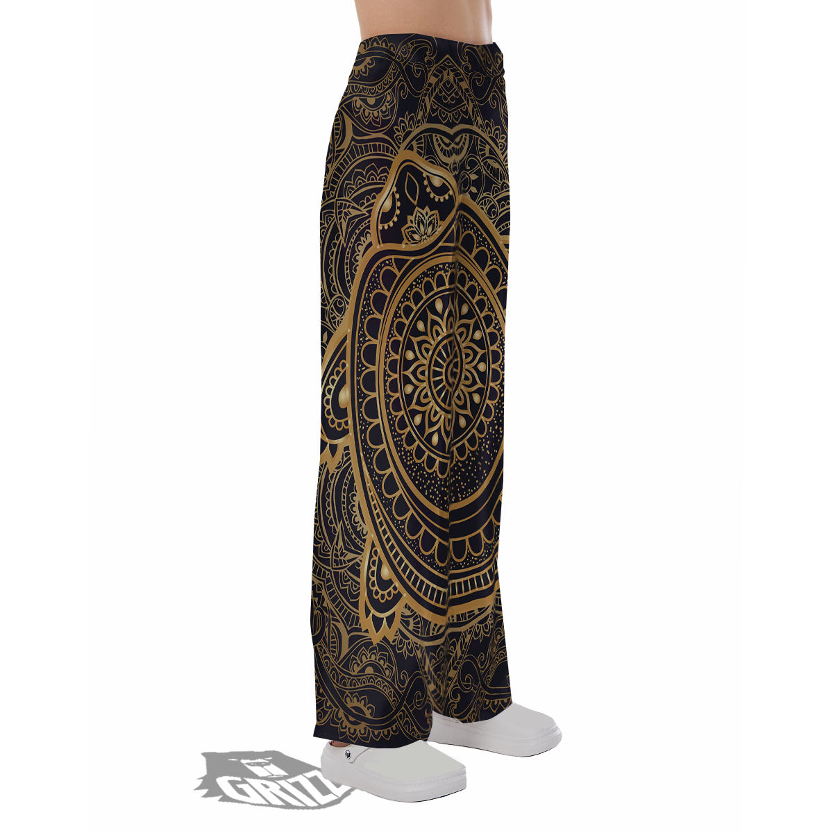 Sea Turtle Native Bohemian Print Pajama Pants-grizzshop