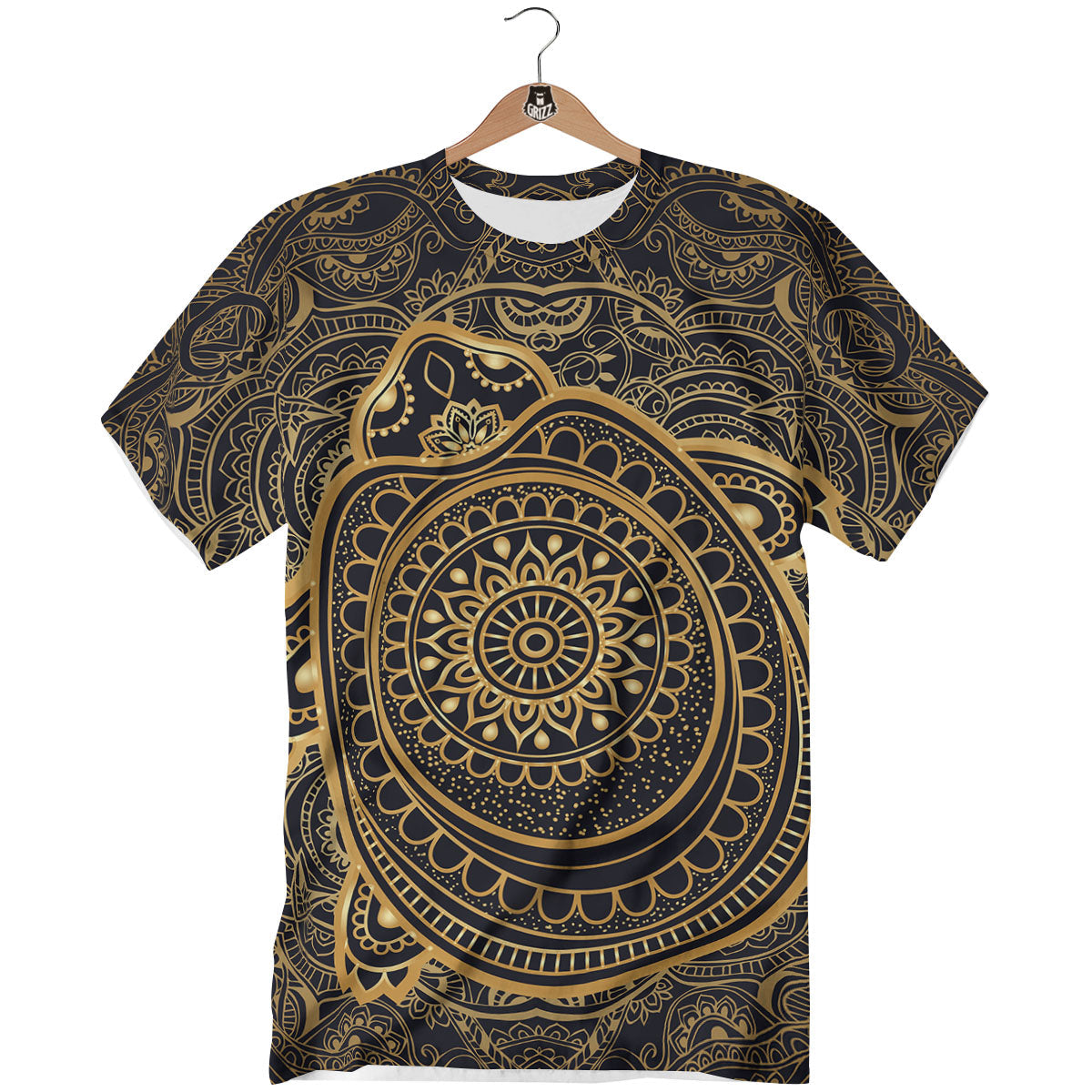 Sea Turtle Native Bohemian Print T-Shirt-grizzshop
