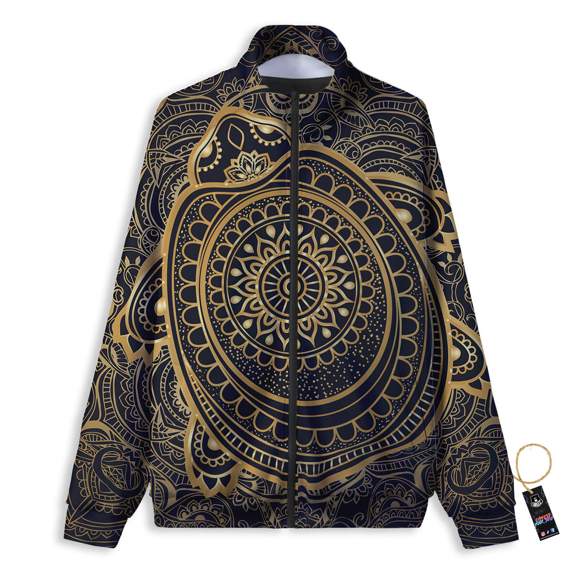 Sea Turtle Native Bohemian Print Track Jacket-grizzshop
