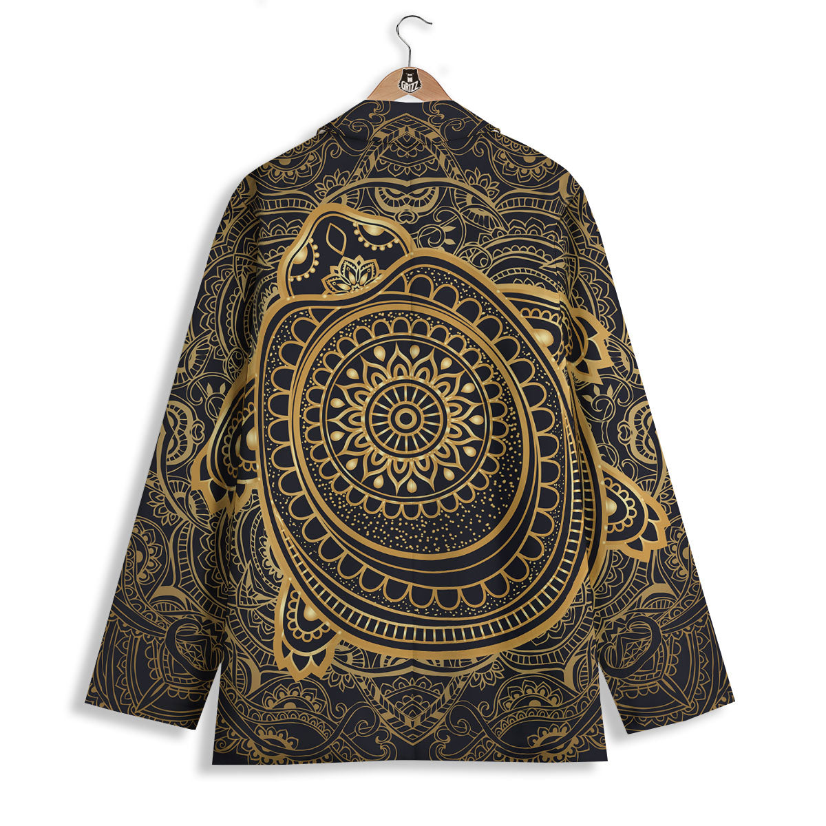 Sea Turtle Native Bohemian Print Women's Blazer-grizzshop
