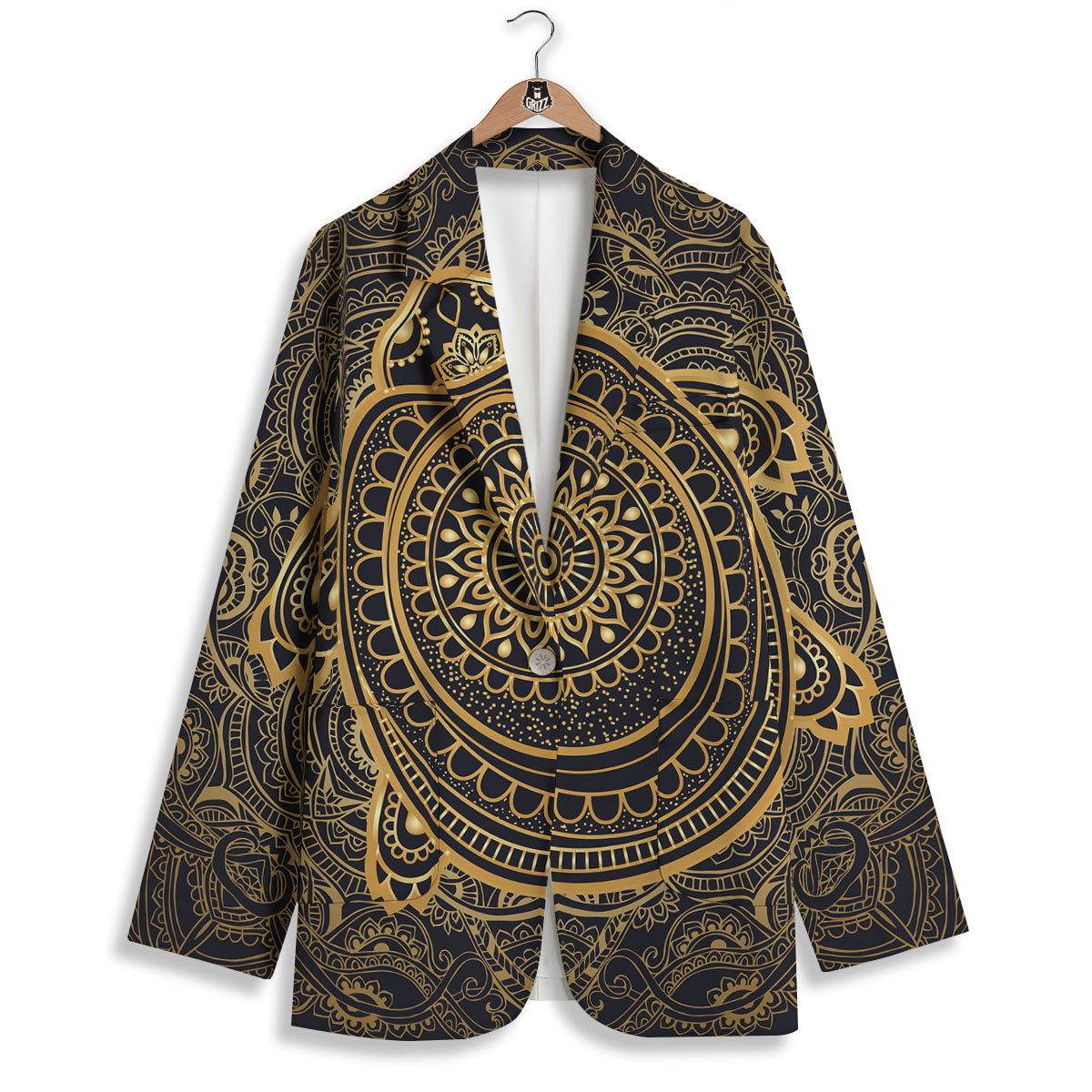 Sea Turtle Native Bohemian Print Women's Blazer-grizzshop