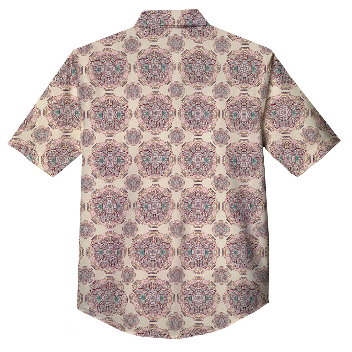 Sea Turtles Ethnic Print Button Up Shirt-grizzshop