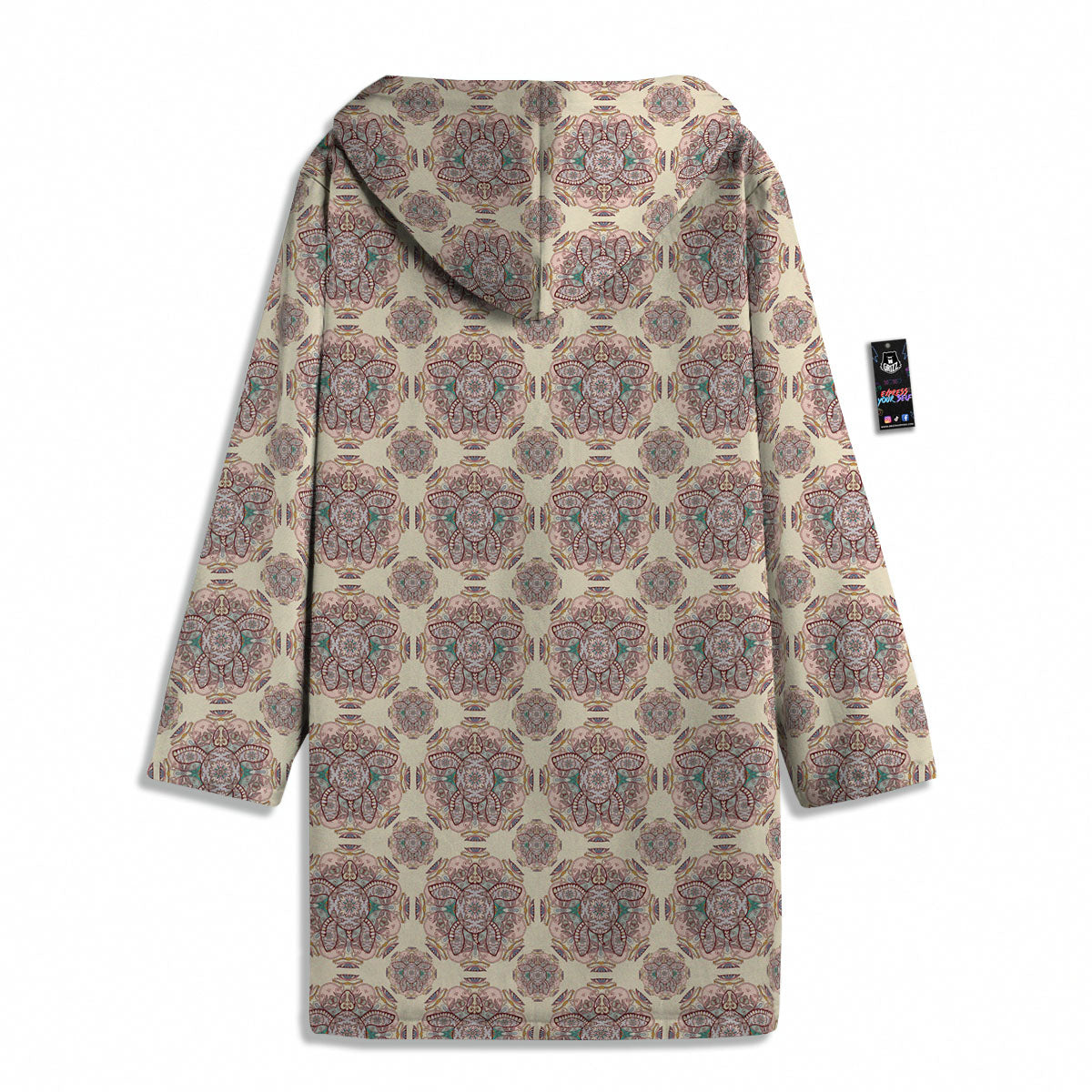 Sea Turtles Ethnic Print Men's Windbreaker Jacket-grizzshop