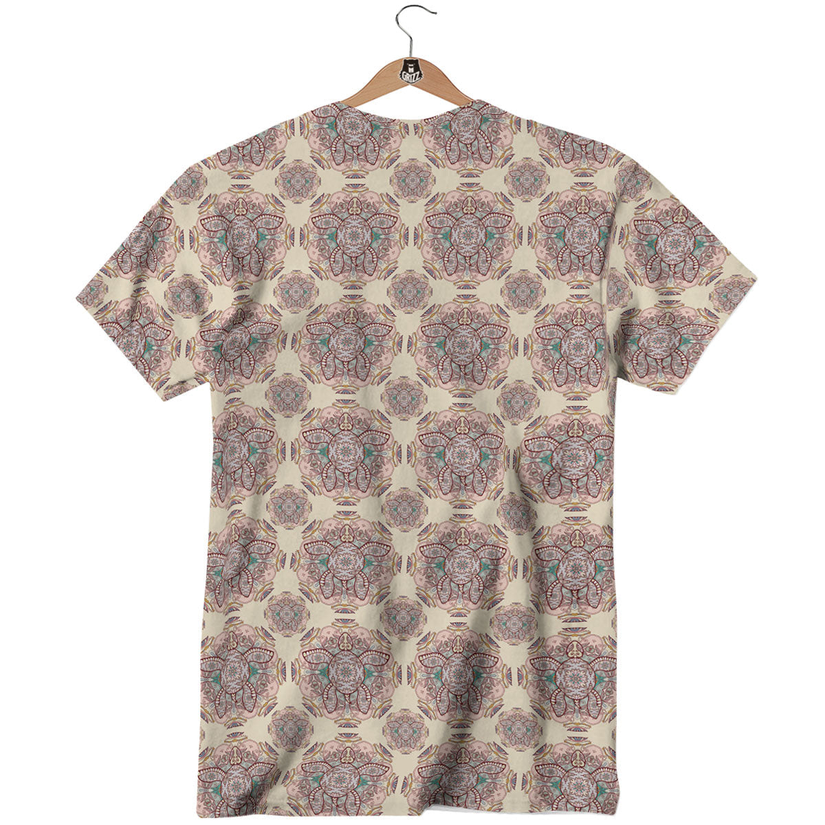 Sea Turtles Ethnic Print T-Shirt-grizzshop