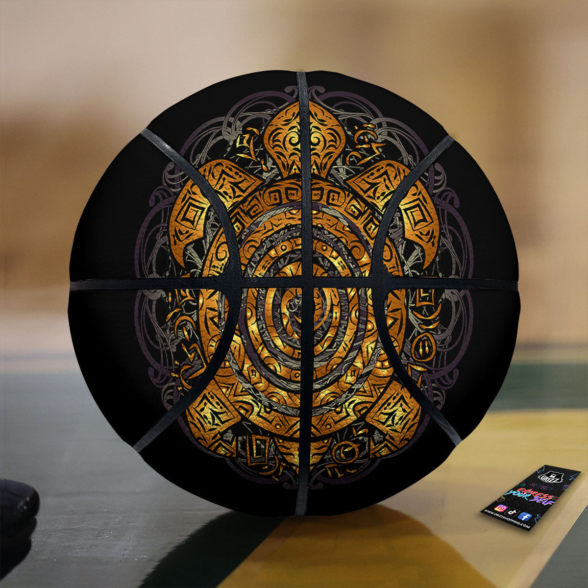 Slices Pineapple Print Basketball