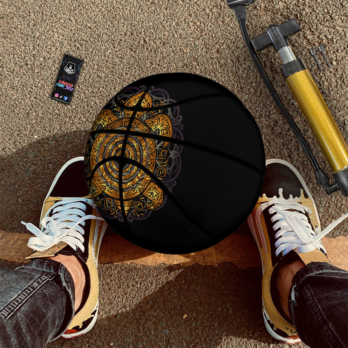 Slices Pineapple Print Basketball