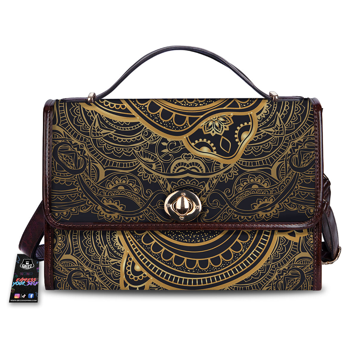Sea Turtle Native Bohemian Print Women's Satchel Bag