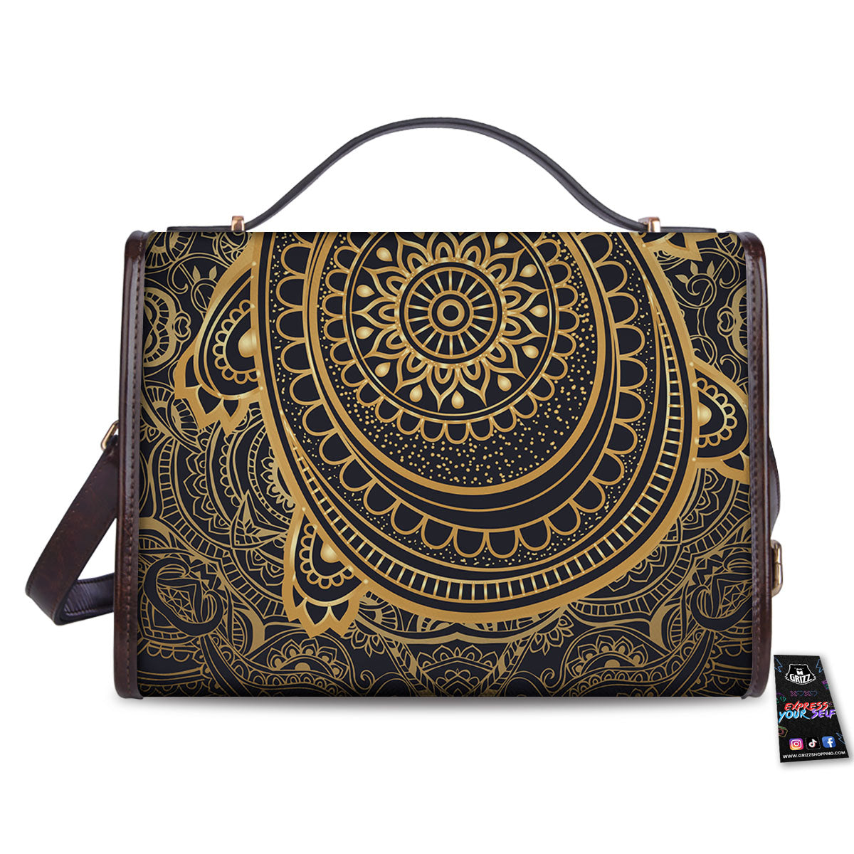 Sea Turtle Native Bohemian Print Women's Satchel Bag