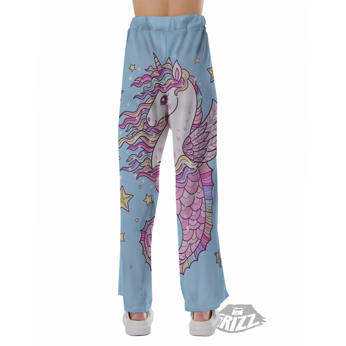 Seahorse Colorful Print Pajama Pants-grizzshop