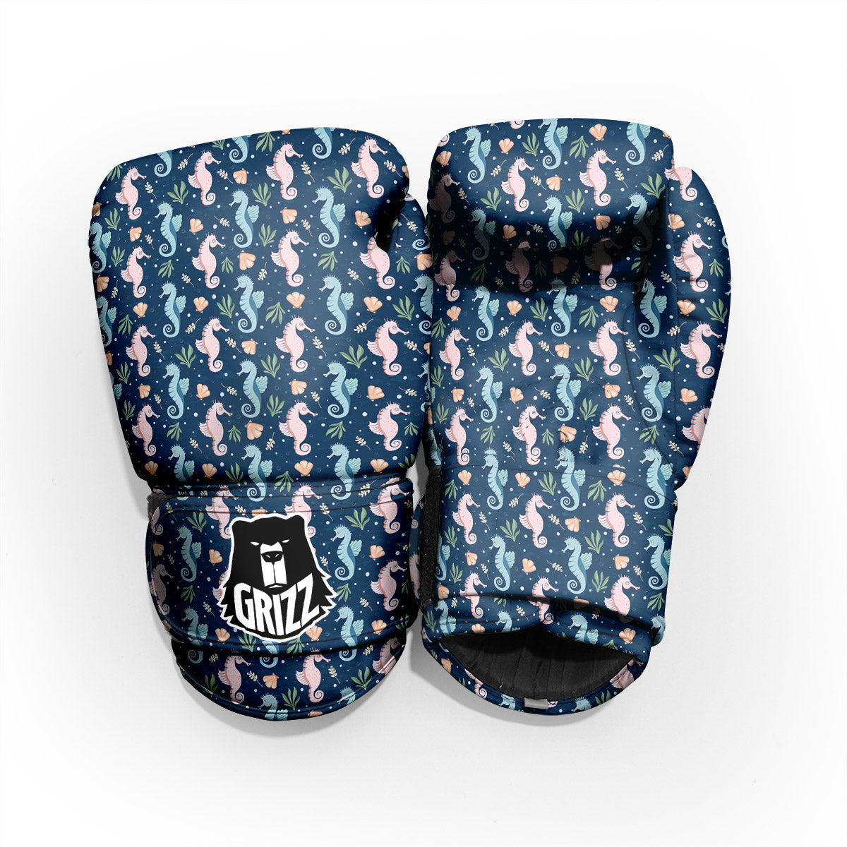 Seahorse Colorful Print Pattern Pro Boxing Glove