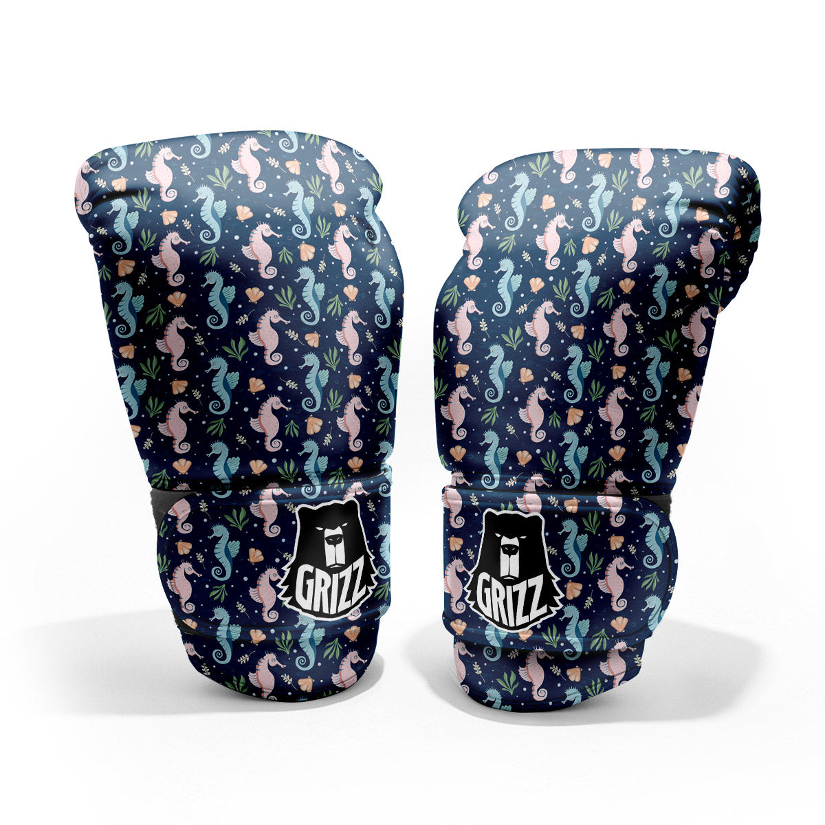Seahorse Colorful Print Pattern Pro Boxing Glove