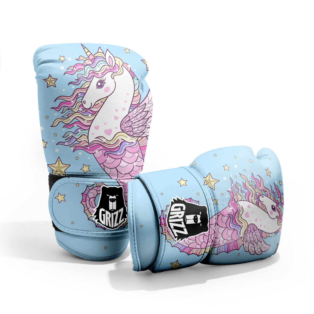 Seahorse Colorful Print Pro Boxing Glove
