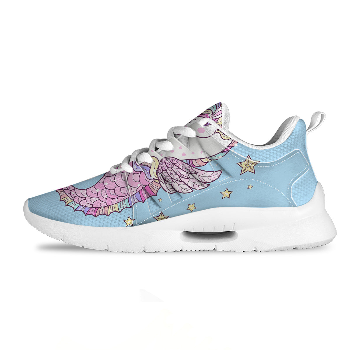 Seahorse Colorful Print Tennis Shoes-grizzshop