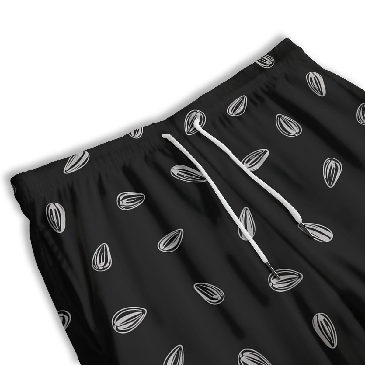 Seeds Sunflower Print Pattern Men's Athletic Shorts