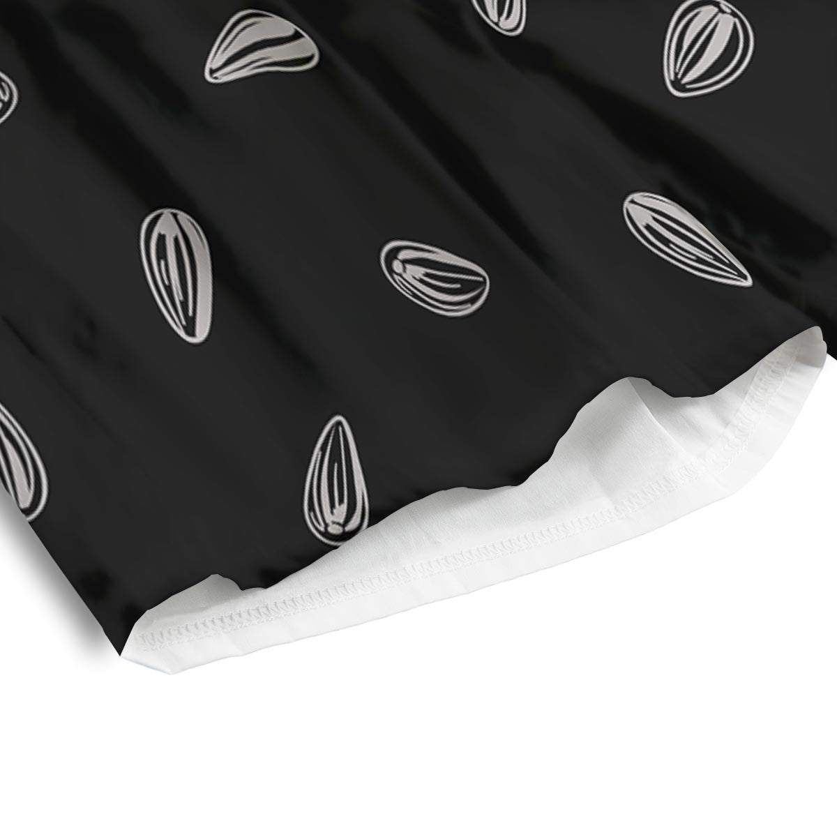Seeds Sunflower Print Pattern Men's Athletic Shorts
