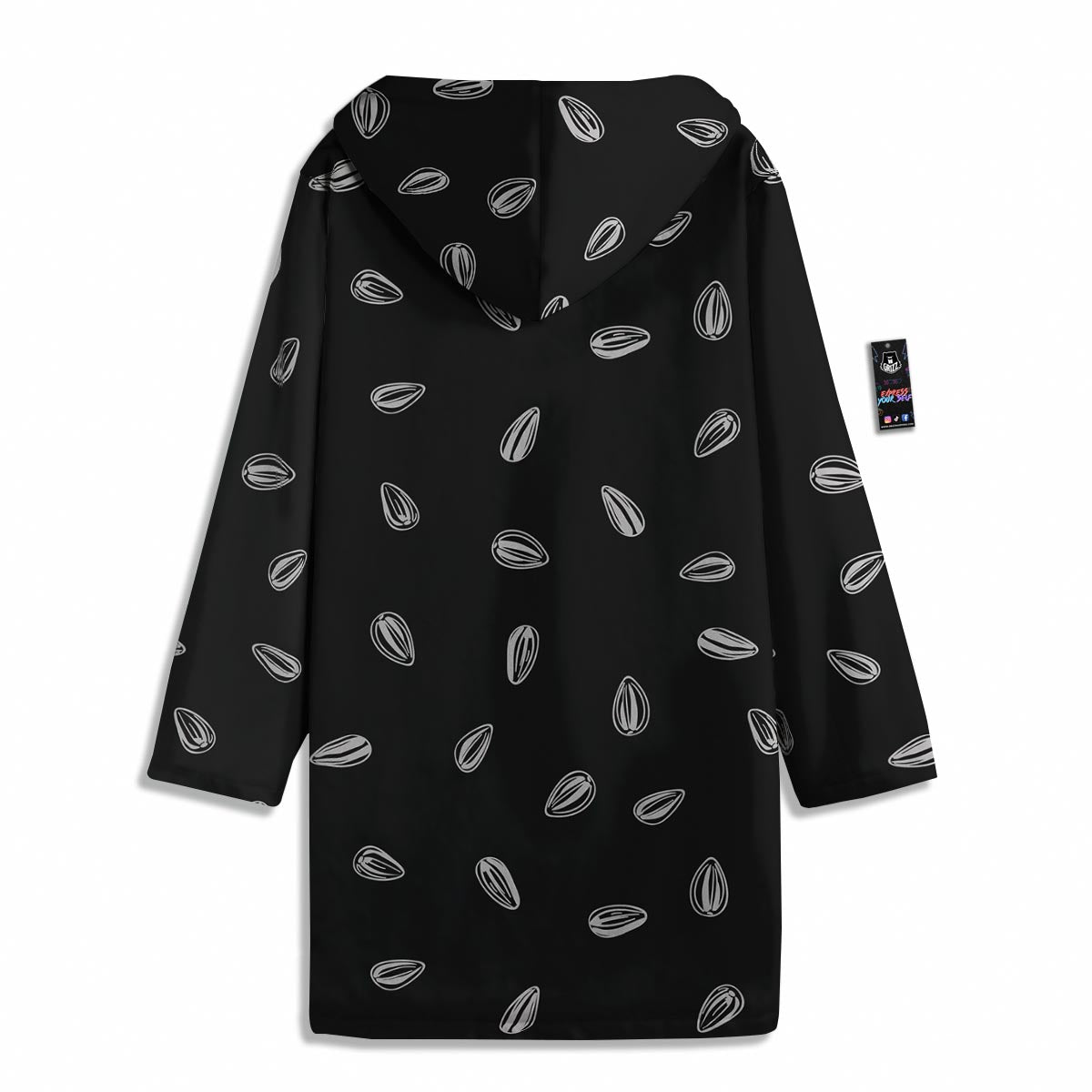 Seeds Sunflower Print Pattern Men's Windbreaker Jacket-grizzshop