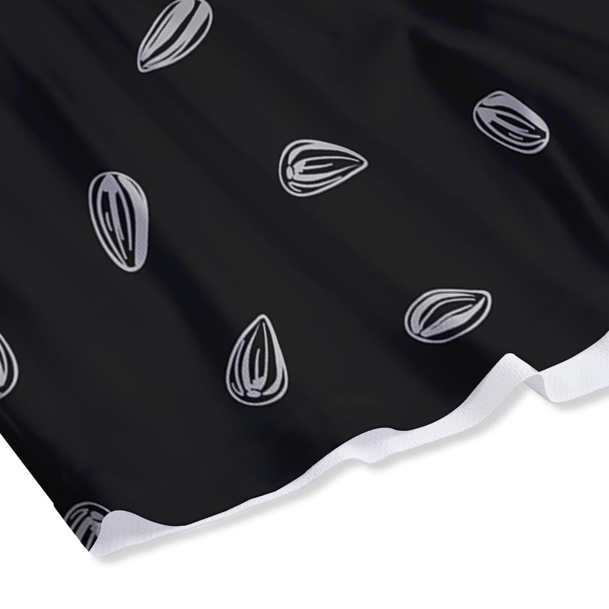 Seeds Sunflower Print Pattern Mesh Shorts