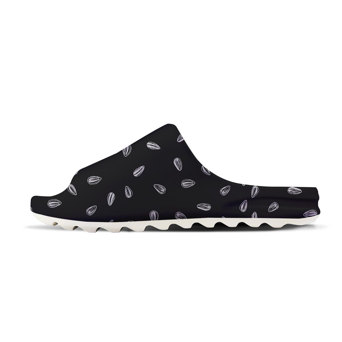 Seeds Sunflower Print Pattern Sandals-grizzshop