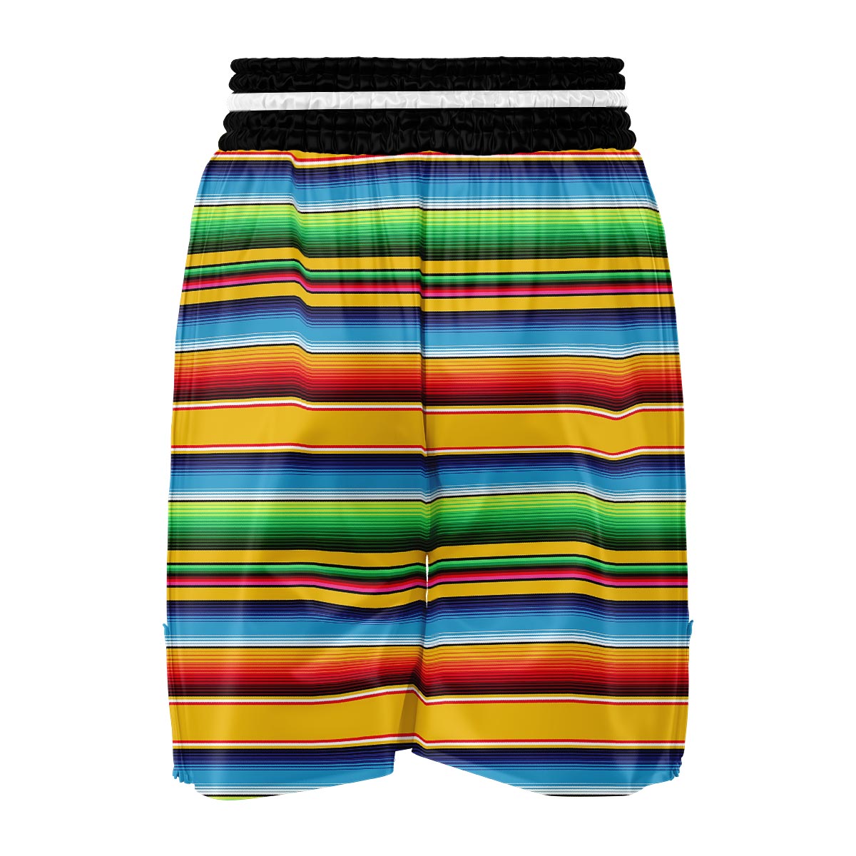 Serape Baja Mexican Blanket Pattern Print Boxing Shorts-grizzshop