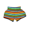 Serape Baja Mexican Blanket Pattern Print Muay Thai Boxing Shorts-grizzshop