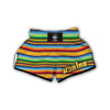 Serape Baja Mexican Blanket Pattern Print Muay Thai Boxing Shorts-grizzshop