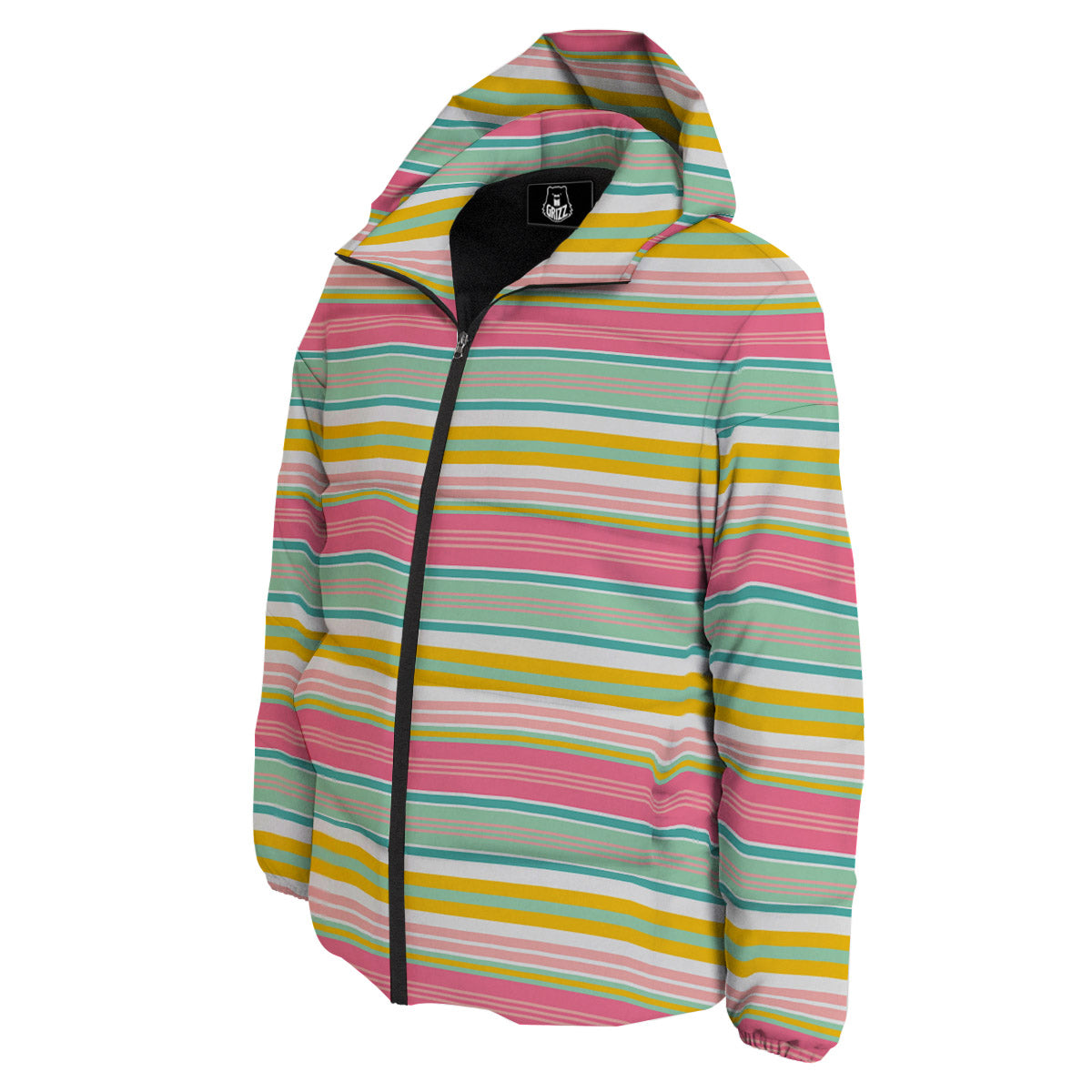 Serape Blanket Colorful Print Pattern Down Jacket-grizzshop