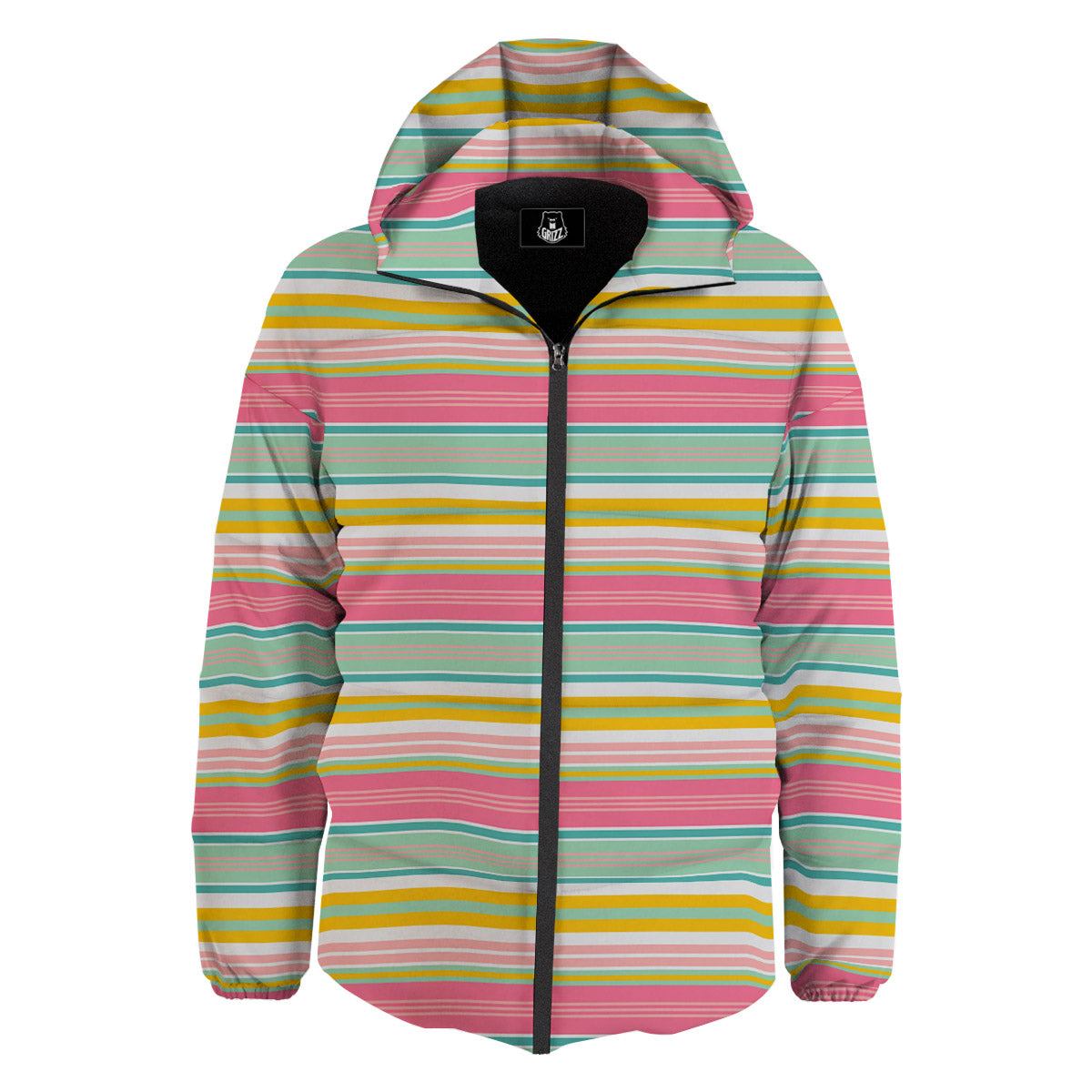 Serape Blanket Colorful Print Pattern Down Jacket-grizzshop