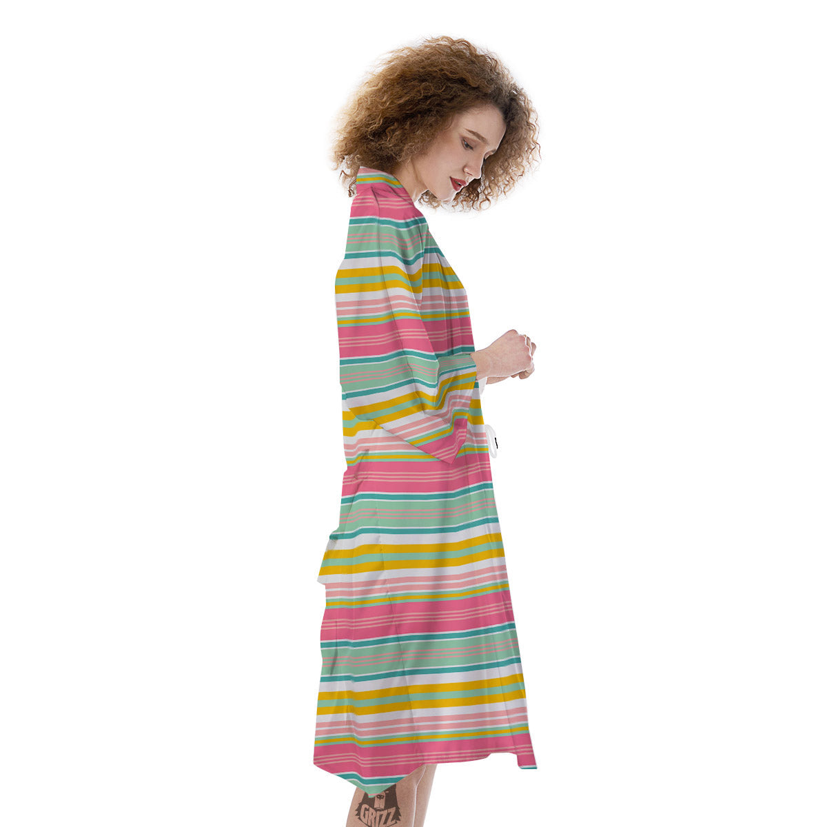 Serape Blanket Colorful Print Pattern Kimono-grizzshop