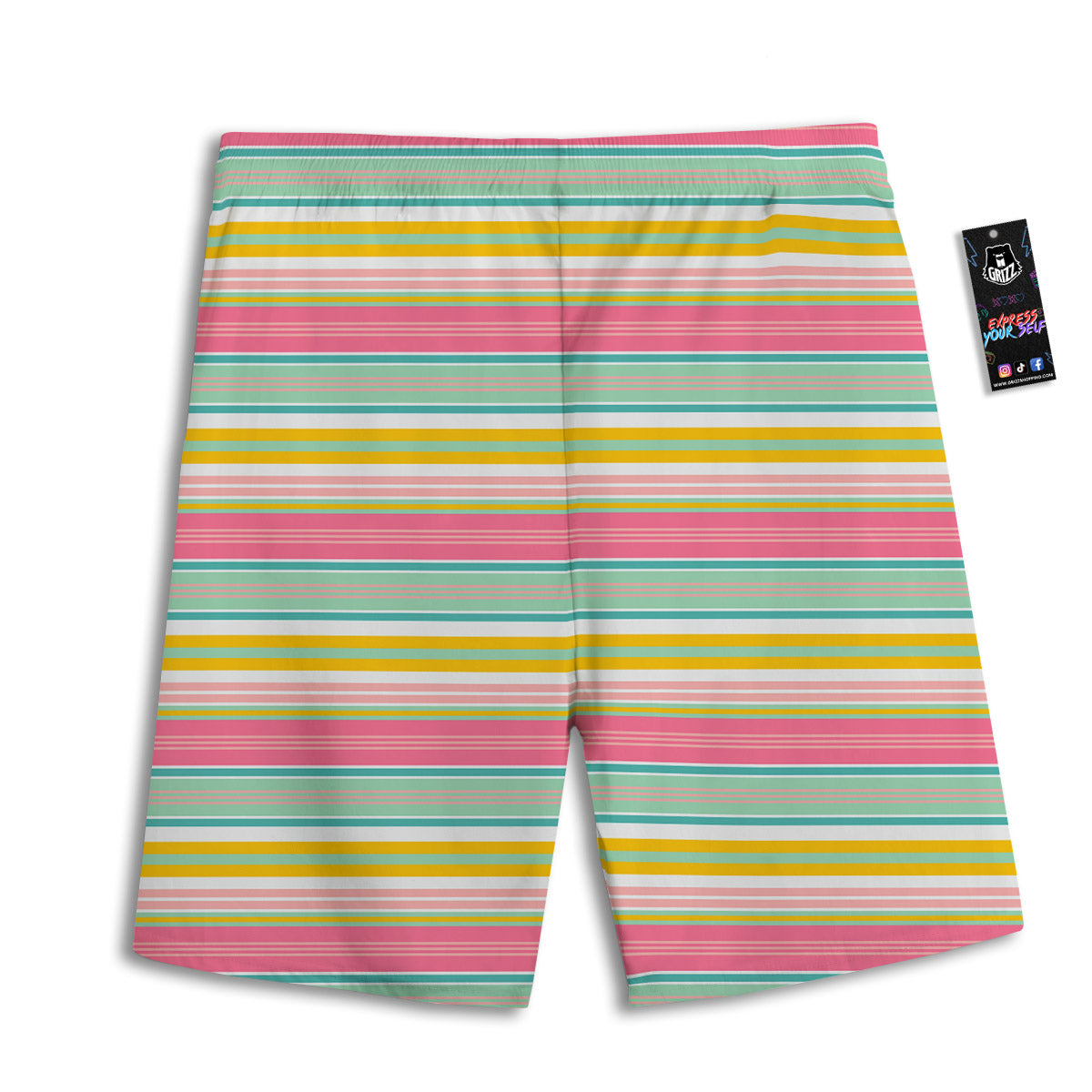 Serape Blanket Colorful Print Pattern Men's Athletic Shorts