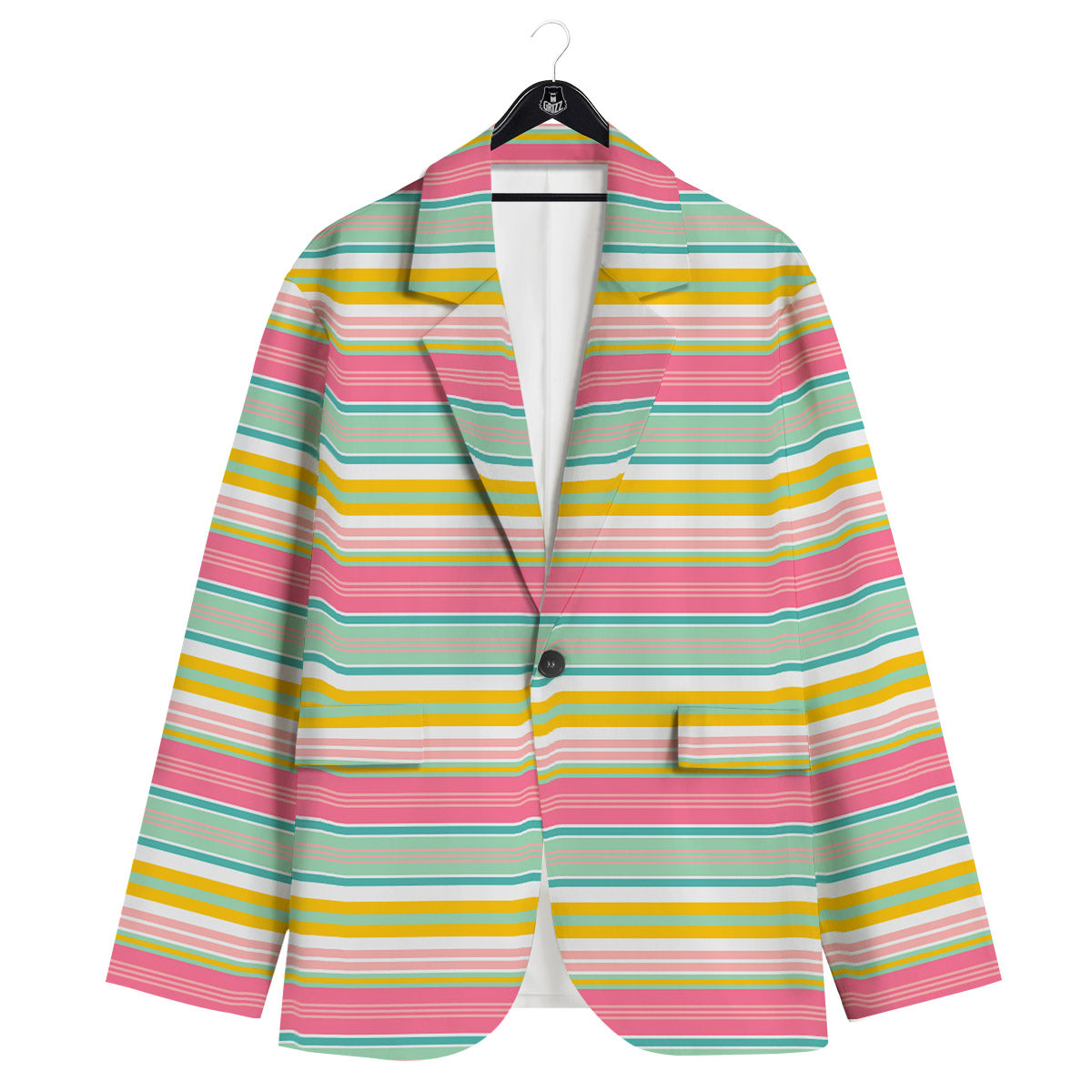 Serape Blanket Colorful Print Pattern Men's Sport Coat-grizzshop