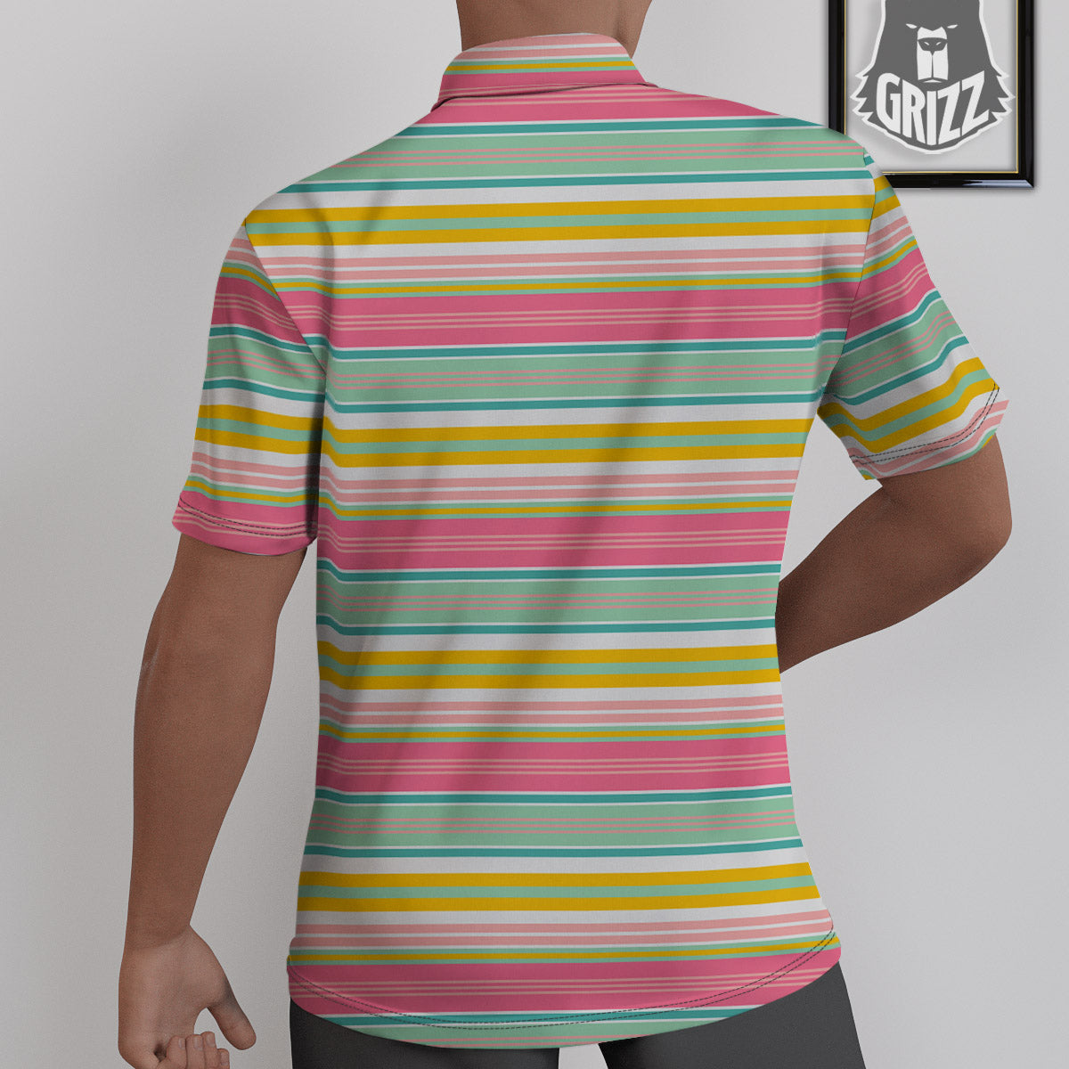 Serape Blanket Colorful Print Pattern Untucked Shirts-grizzshop