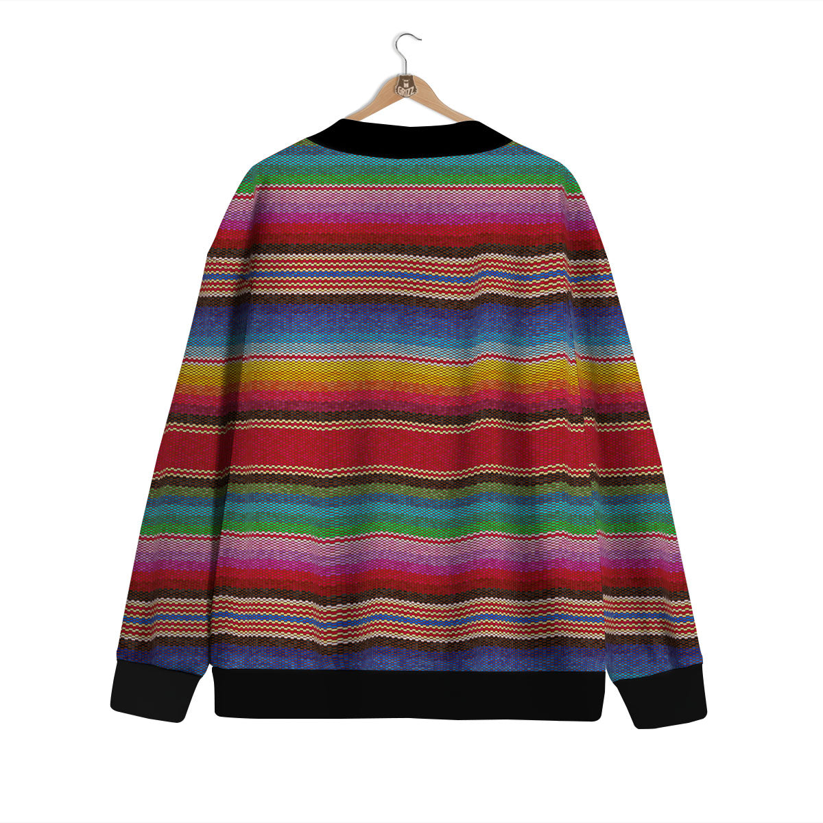 Serape Blanket Ethnic Print Pattern Cardigan-grizzshop